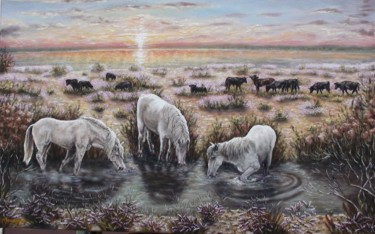 N°274 PETIT MATIN EN CAMARGUE